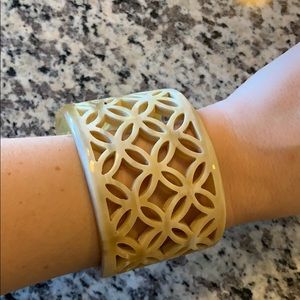 Wood cuff bracelet